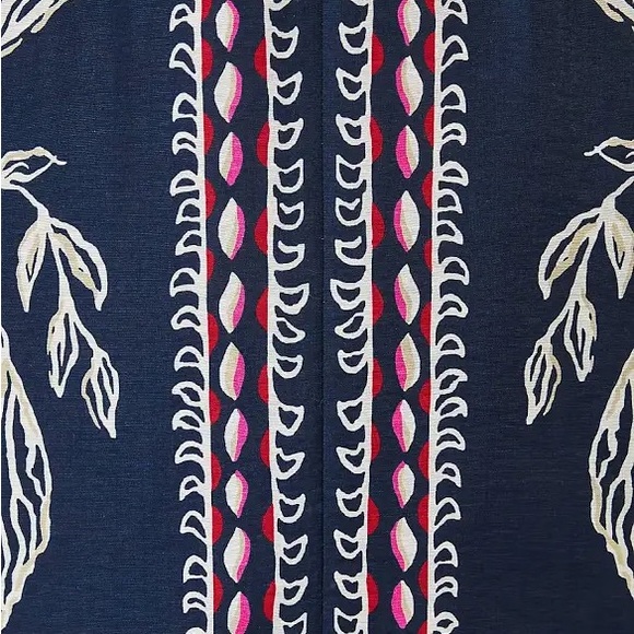 Lilly Pulitzer Daniella Midi Blue and White Sleeveless V-Neck Sundress - Picture 6 of 11